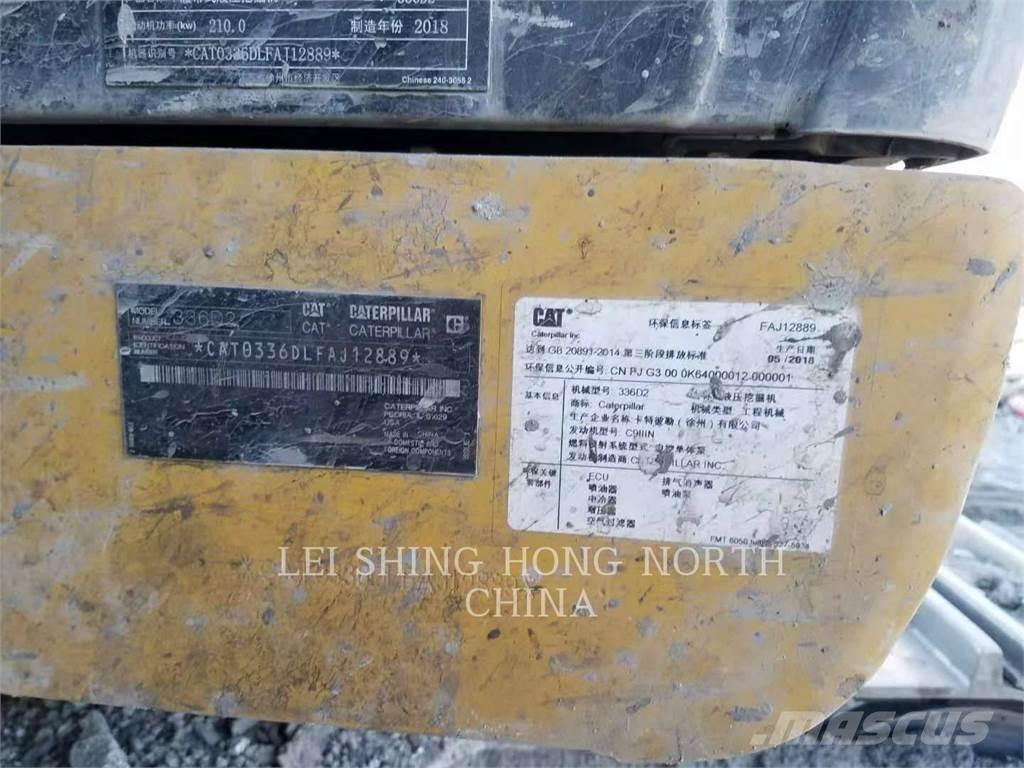 CAT 336D2 Rupsgraafmachines