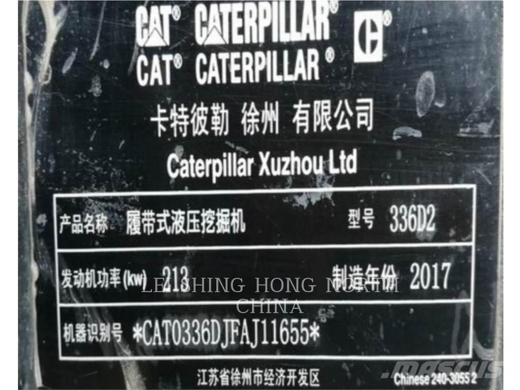 CAT 336D2 Rupsgraafmachines