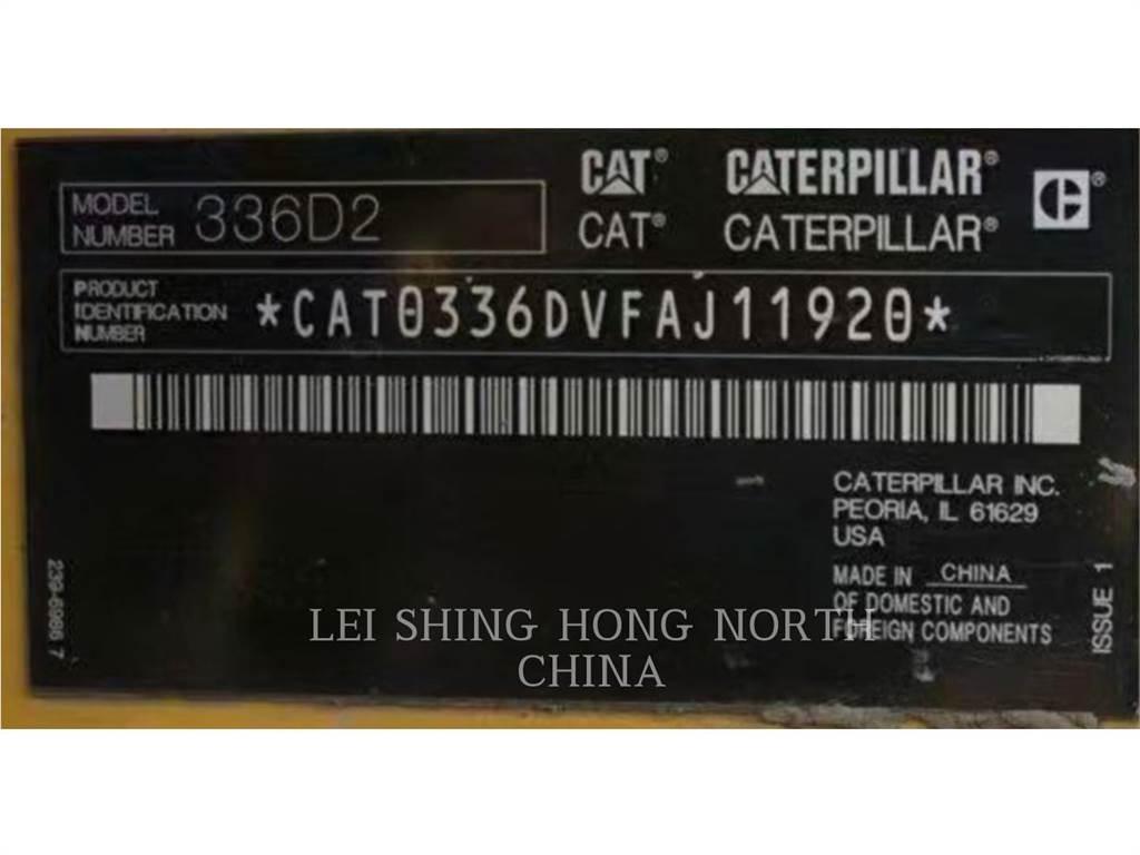 CAT 336D2 Rupsgraafmachines