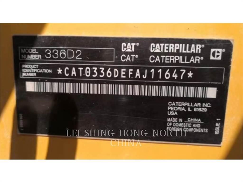 CAT 336D2 Rupsgraafmachines