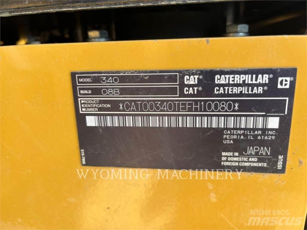 CAT 340 Rupsgraafmachines
