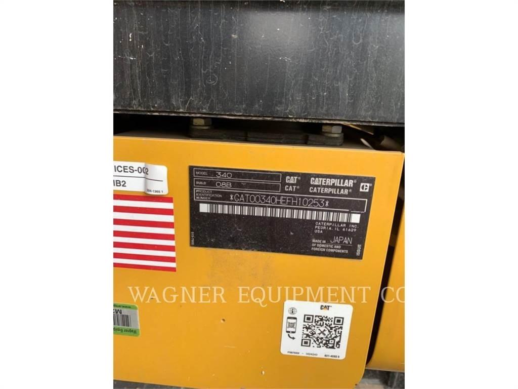CAT 340 Rupsgraafmachines