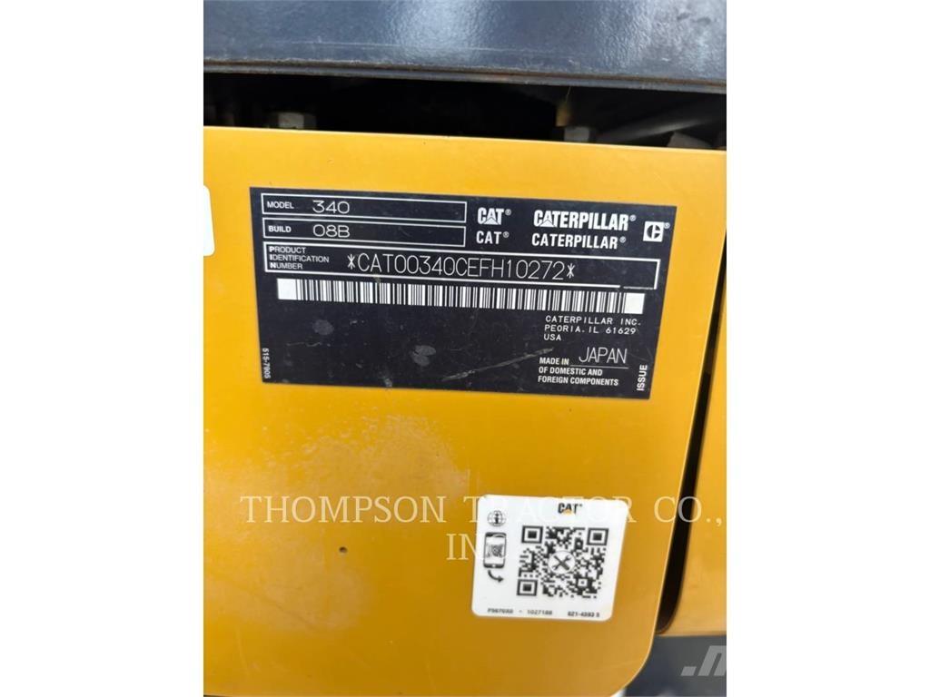 CAT 340 Rupsgraafmachines