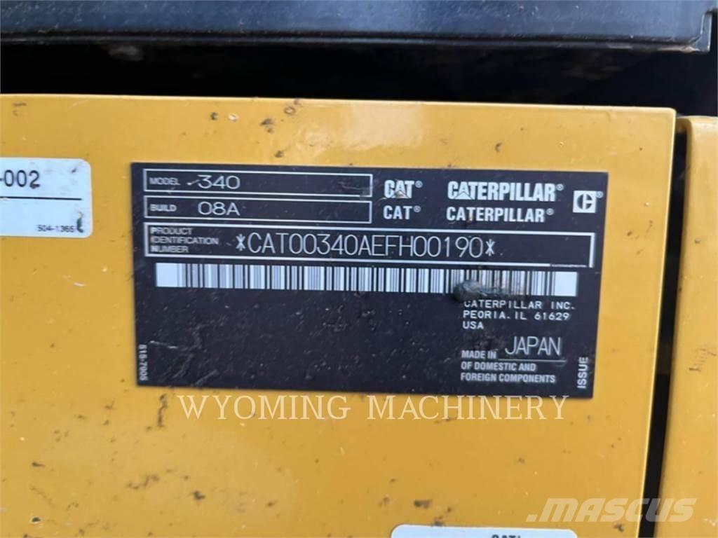 CAT 340 Rupsgraafmachines
