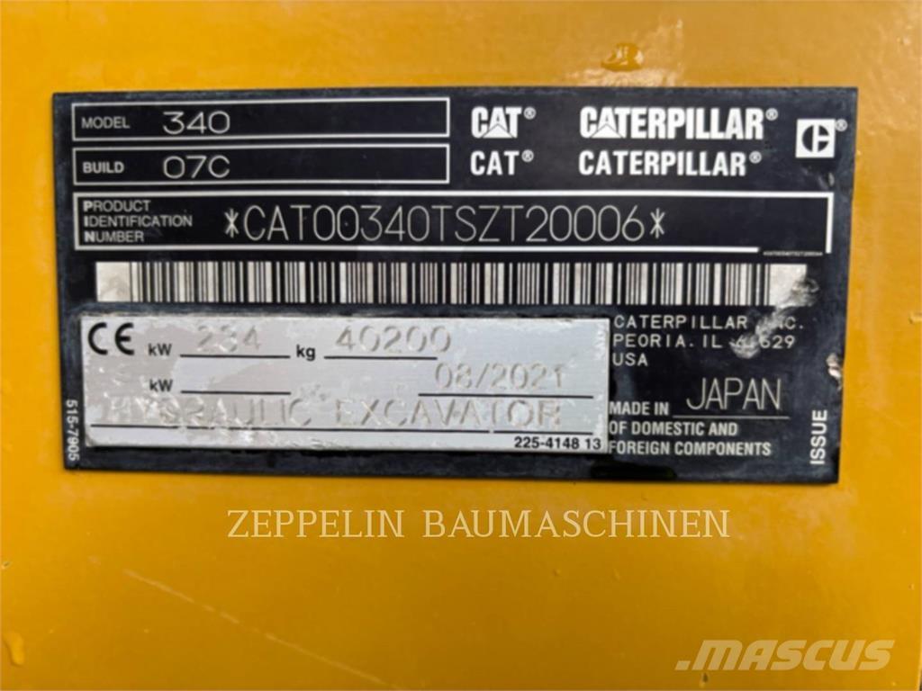 CAT 340-07A Rupsgraafmachines