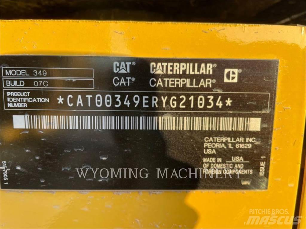 CAT 349 Rupsgraafmachines
