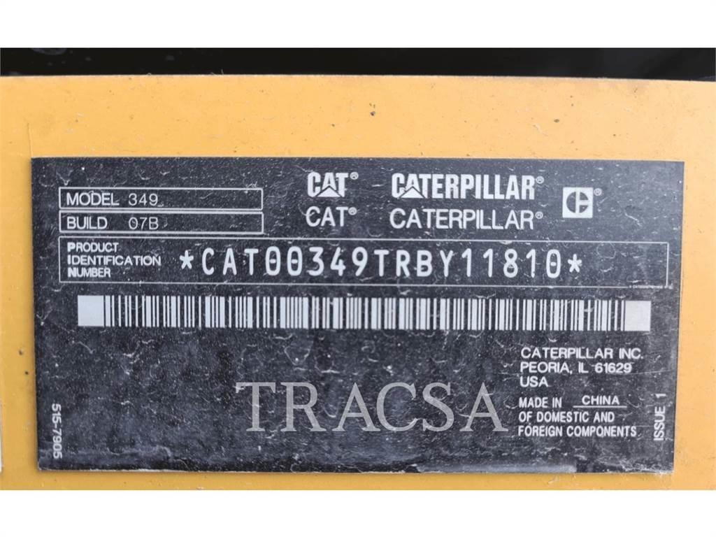 CAT 349 Rupsgraafmachines