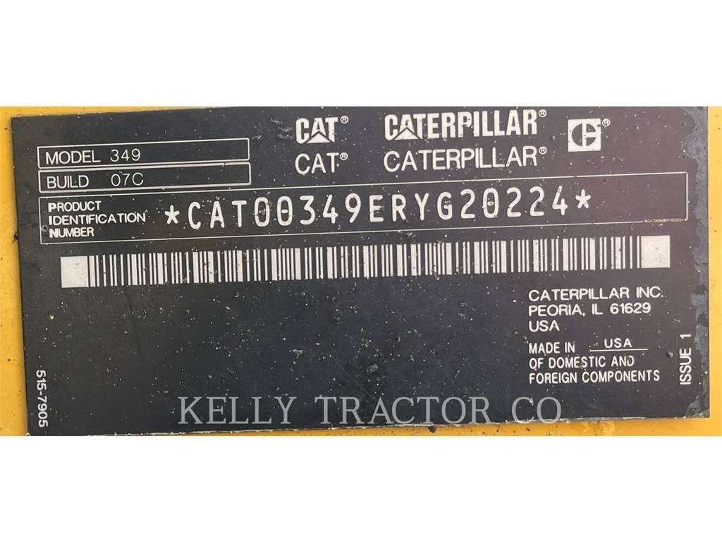 CAT 349 Rupsgraafmachines