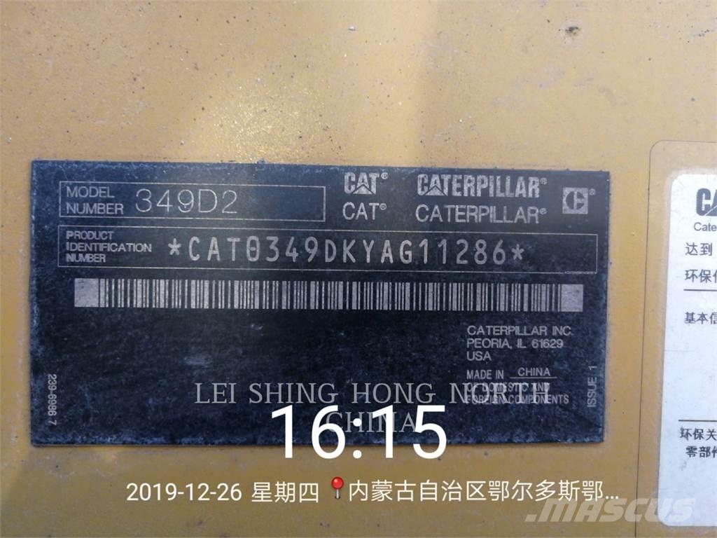 CAT 349D2 Rupsgraafmachines