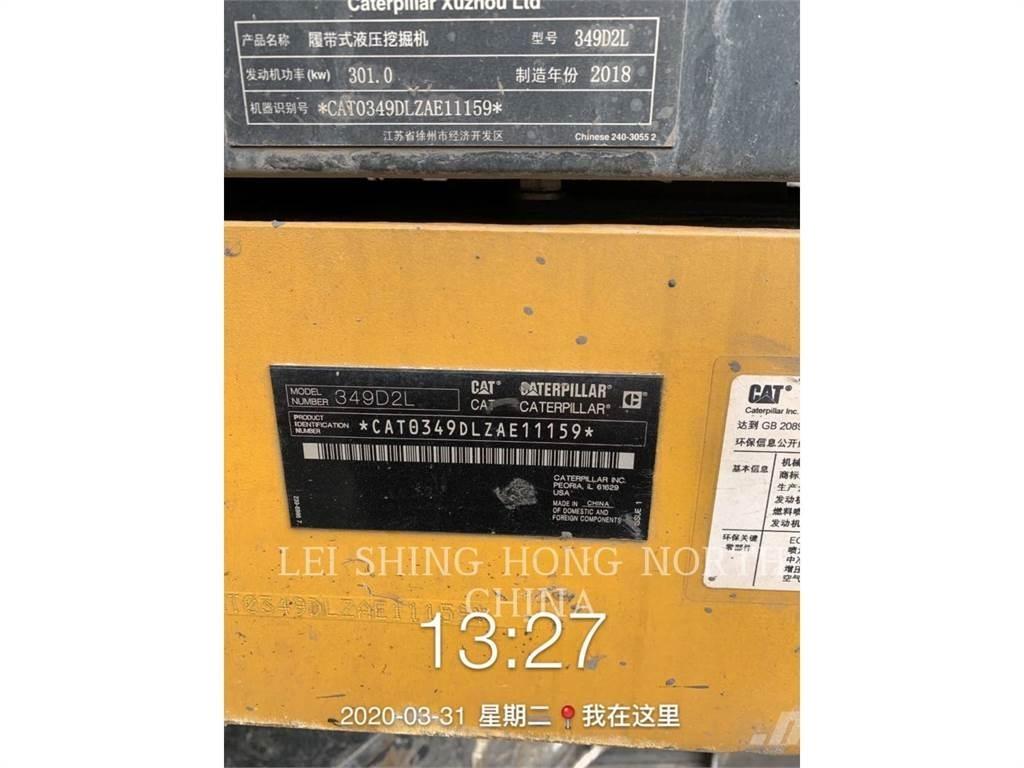 CAT 349D2L Rupsgraafmachines
