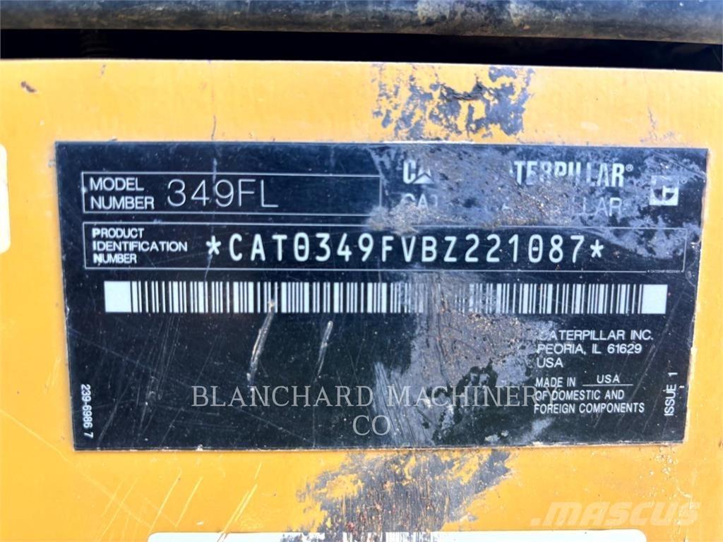 CAT 349F Rupsgraafmachines