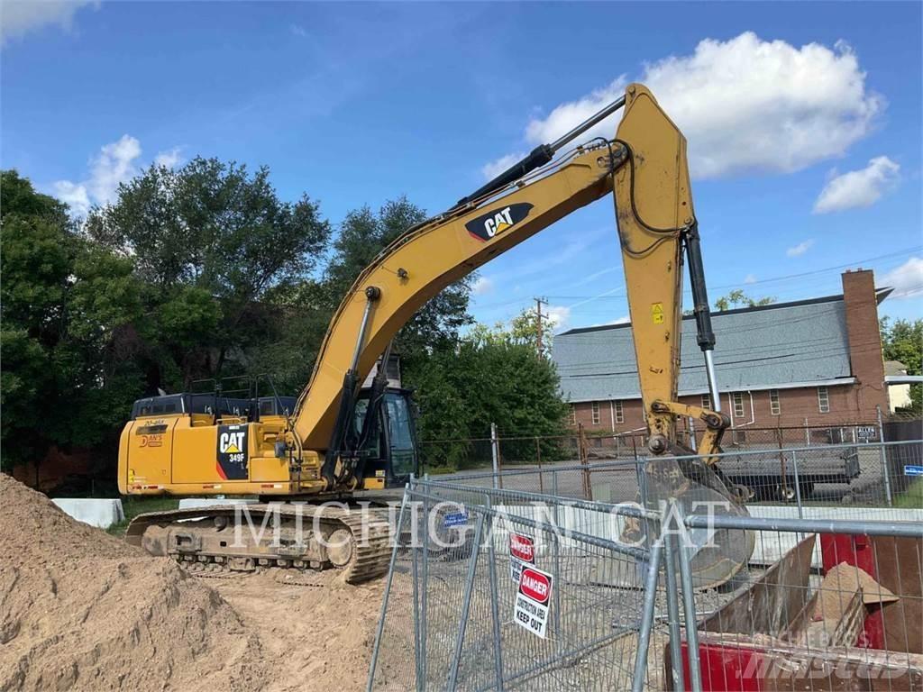 CAT 349FL + Rupsgraafmachines