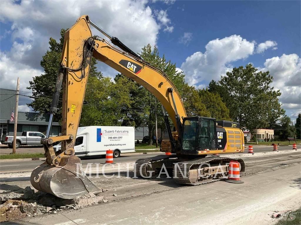 CAT 349FL + Rupsgraafmachines