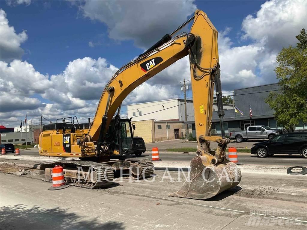 CAT 349FL + Rupsgraafmachines
