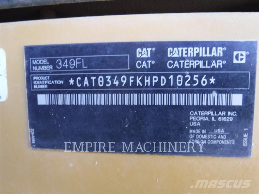 CAT 349FL Rupsgraafmachines