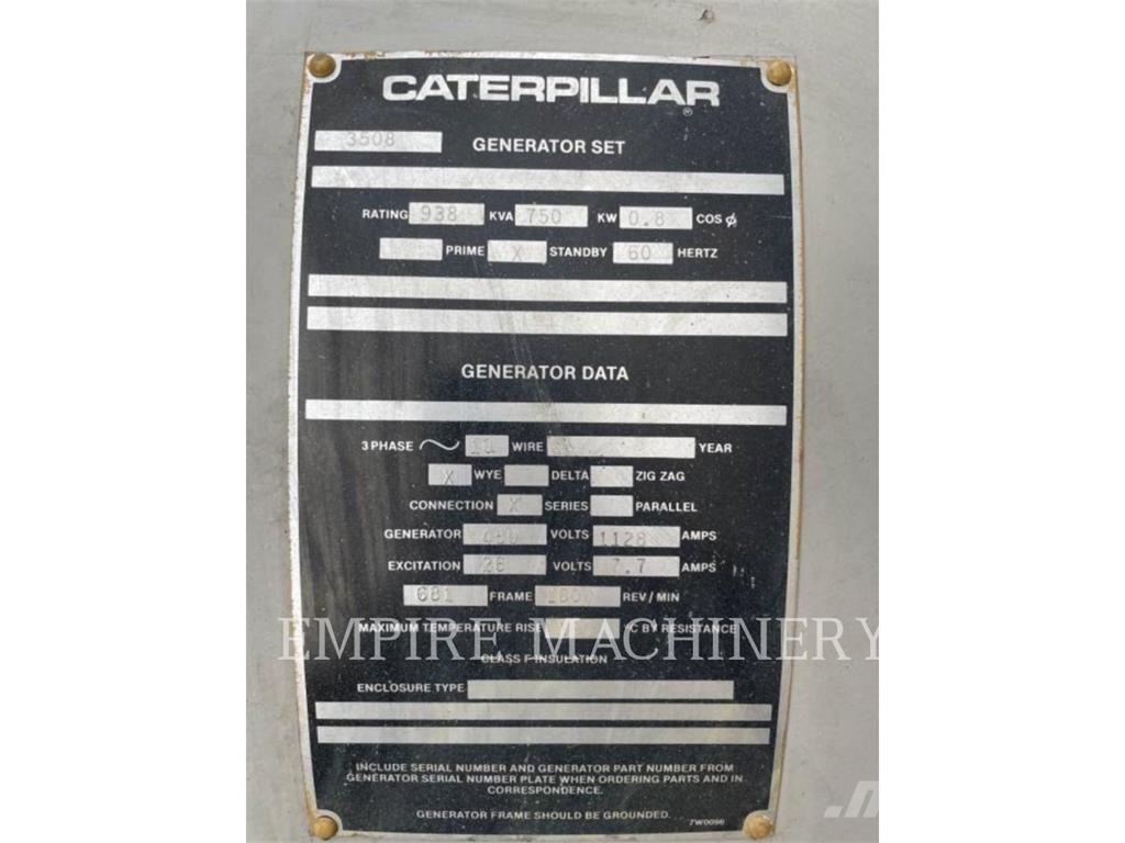CAT 3508 Diesel generatoren