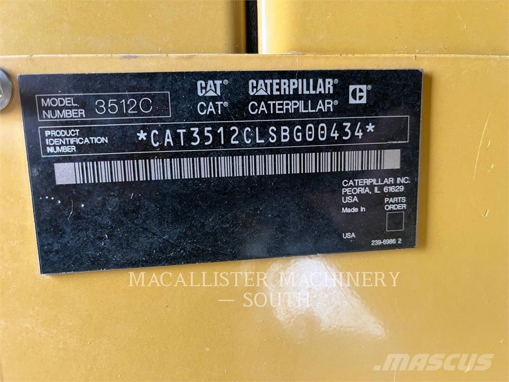CAT 3512C Diesel generatoren