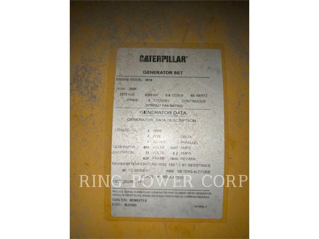 CAT 3516B Diesel generatoren