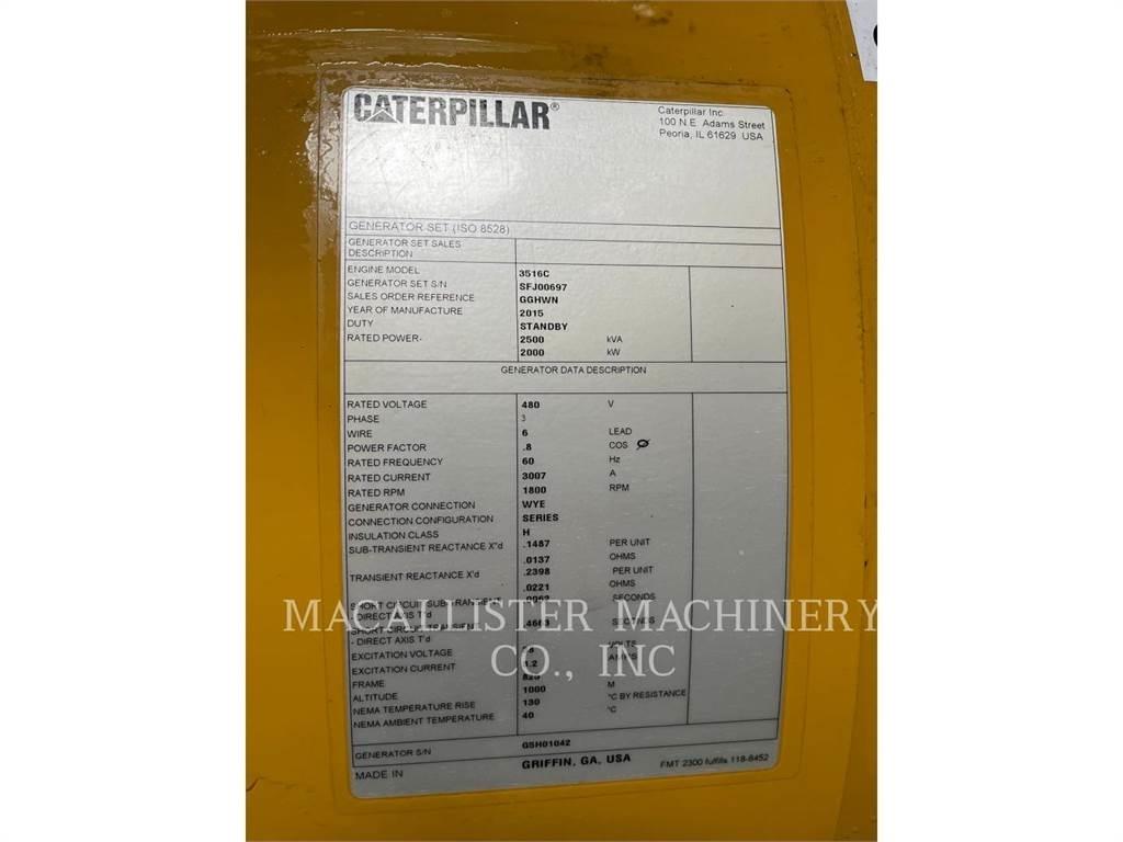 CAT 3516C Diesel generatoren