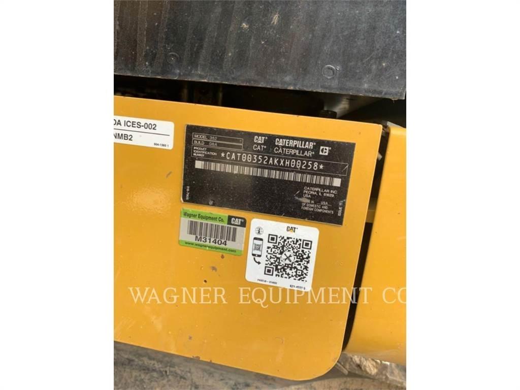 CAT 352 Rupsgraafmachines