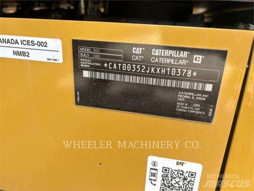CAT 352 CF Rupsgraafmachines