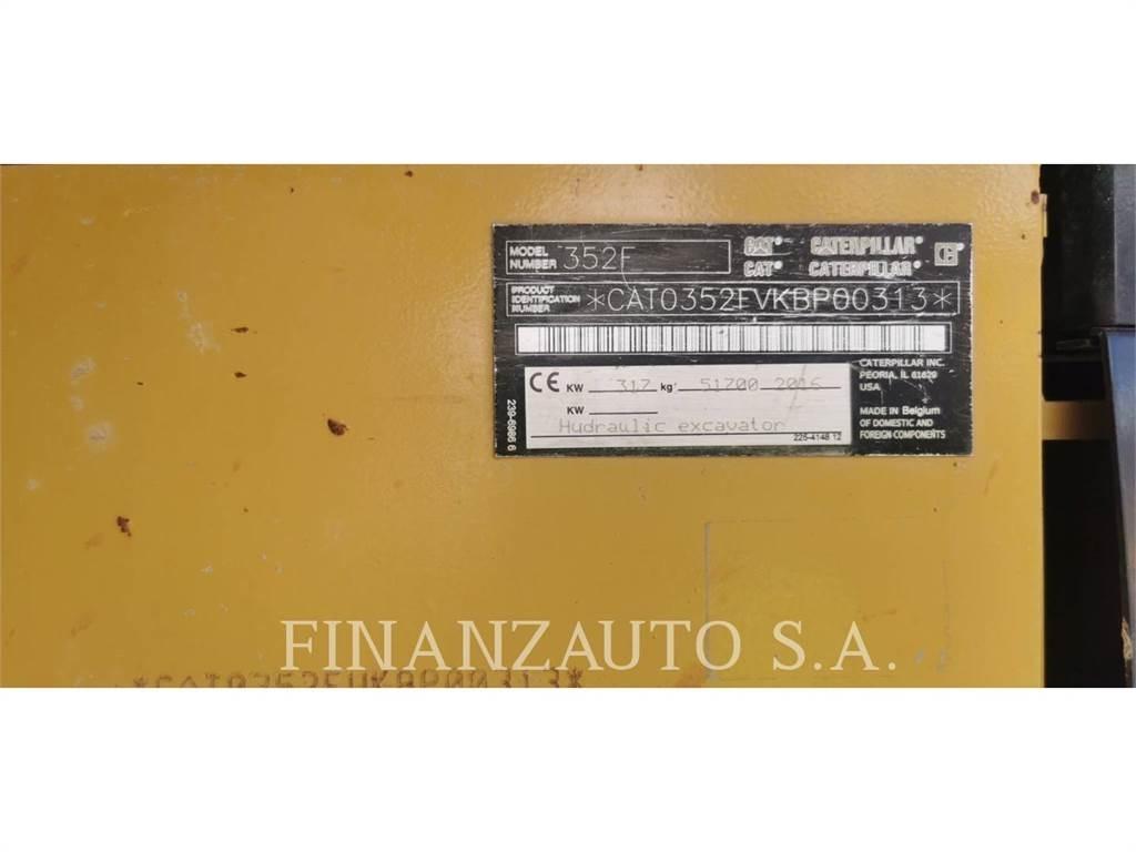 CAT 352FL Rupsgraafmachines