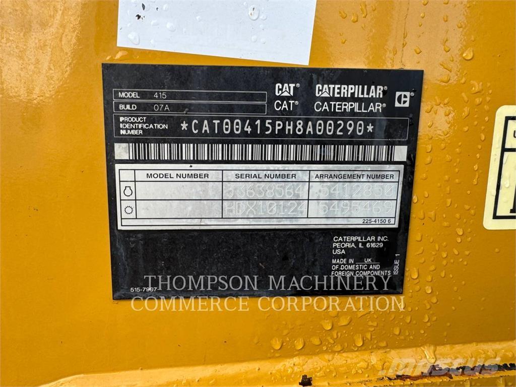 CAT 415 Graaf-laadcombinaties