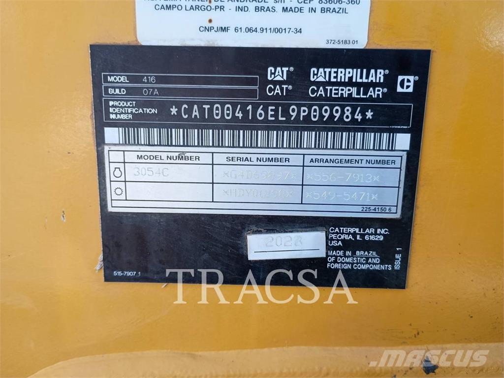 CAT 416 Graaf-laadcombinaties