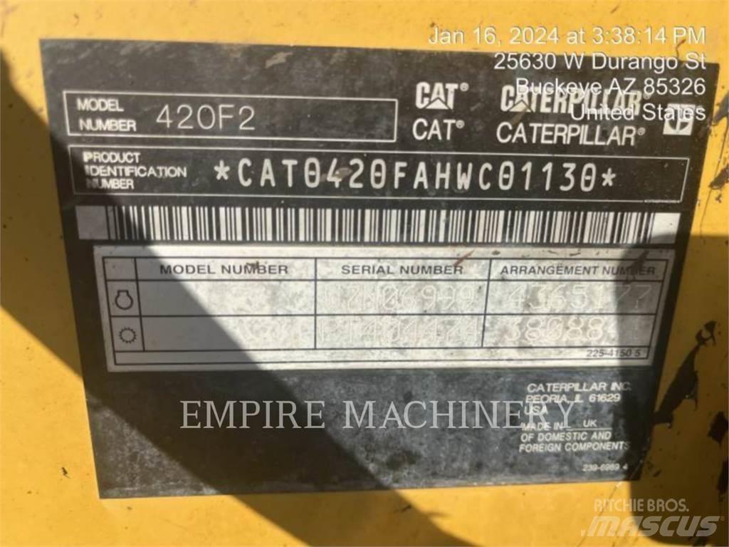 CAT 420F2 4EOP Graaf-laadcombinaties