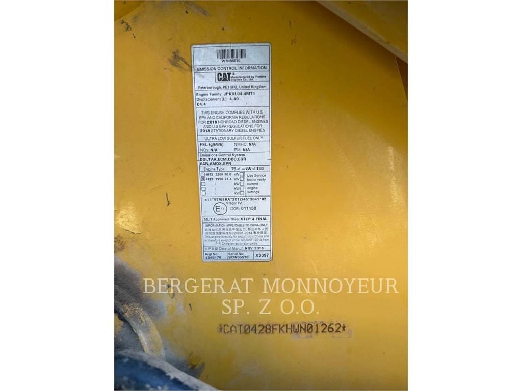 CAT 428F2 Graaf-laadcombinaties