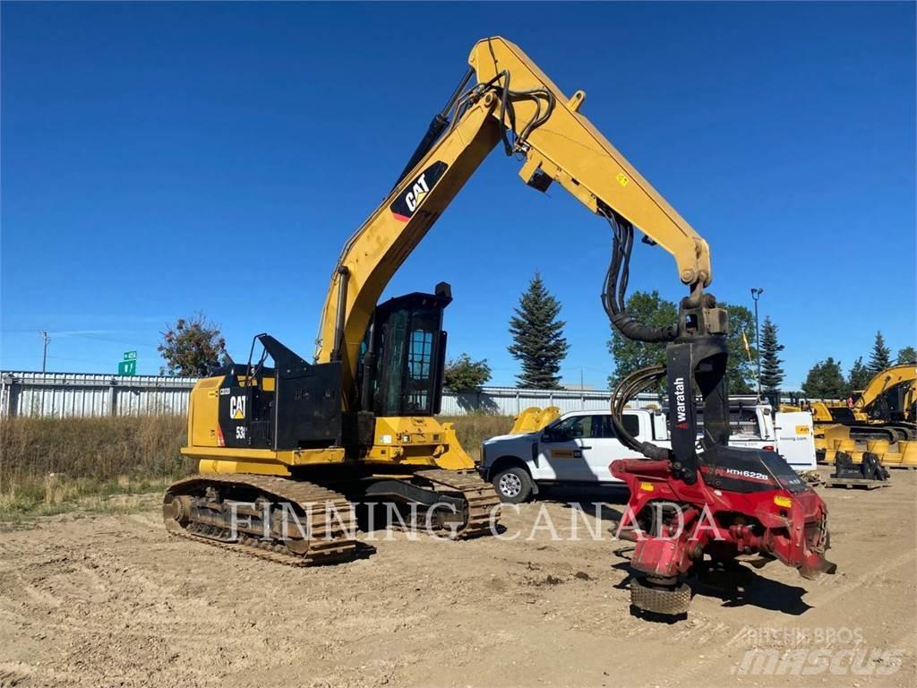 CAT 538 FM Graafmachines voor de bosbouw