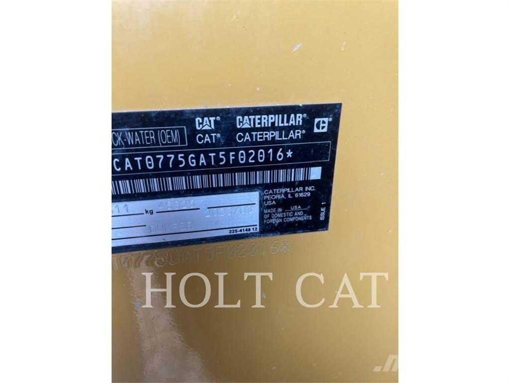 CAT 775G Knik dumptrucks
