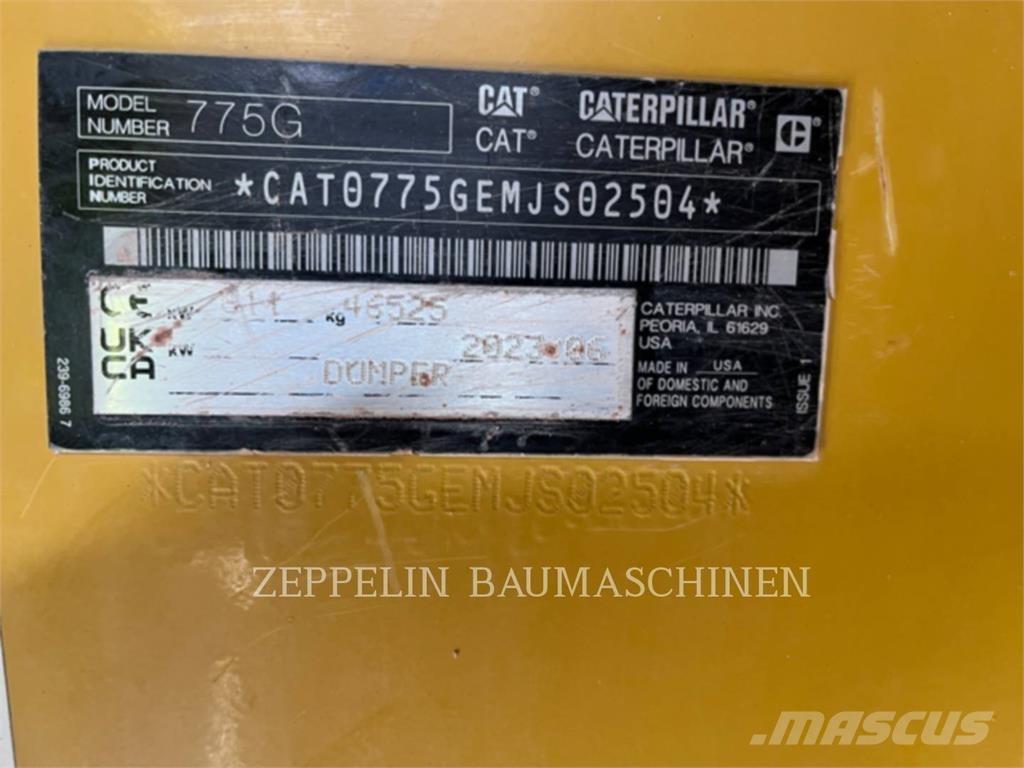 CAT 775G Knik dumptrucks