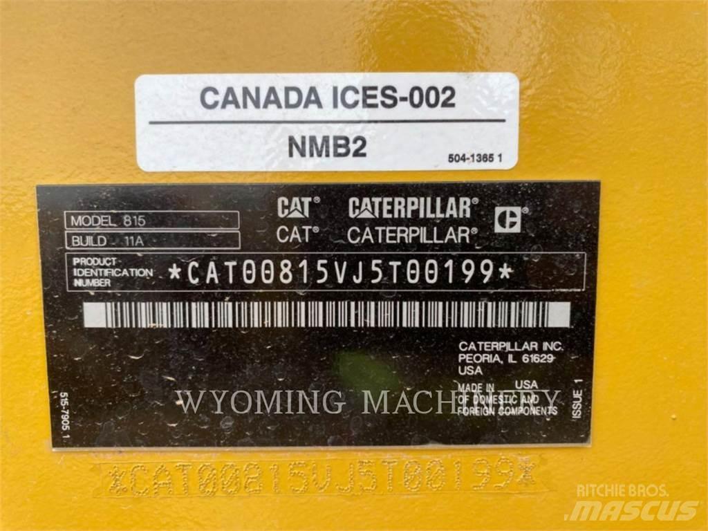 CAT 815 Grondverdichtingsmachines