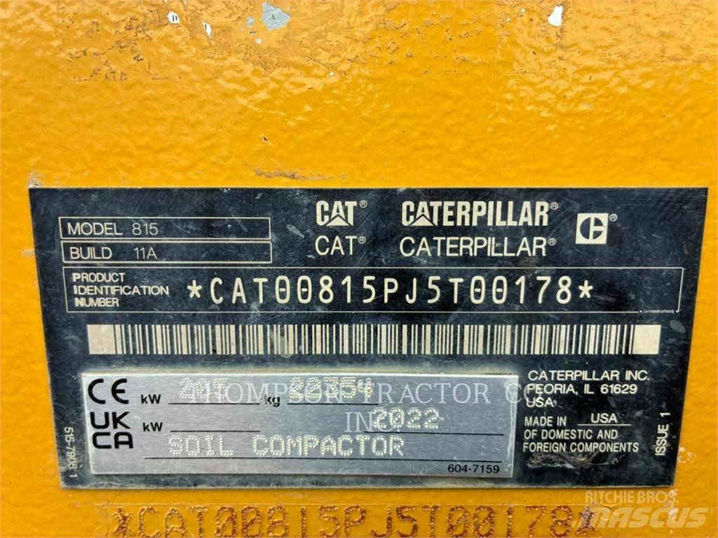 CAT 815 Grondverdichtingsmachines