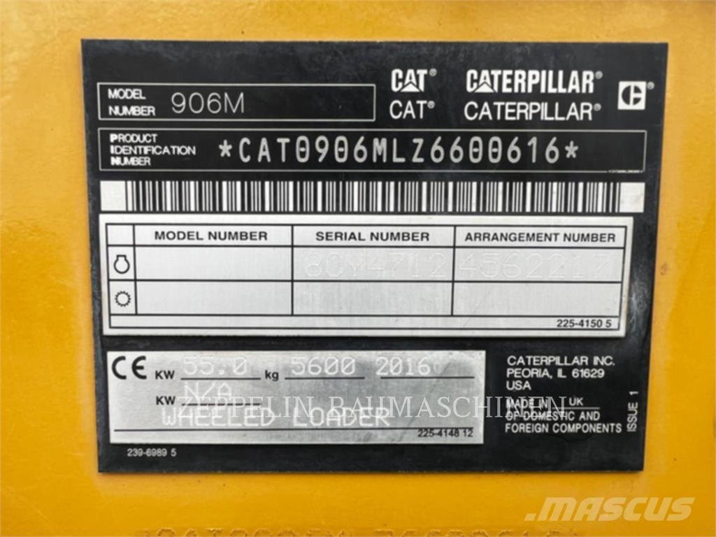 CAT 906M Wielladers
