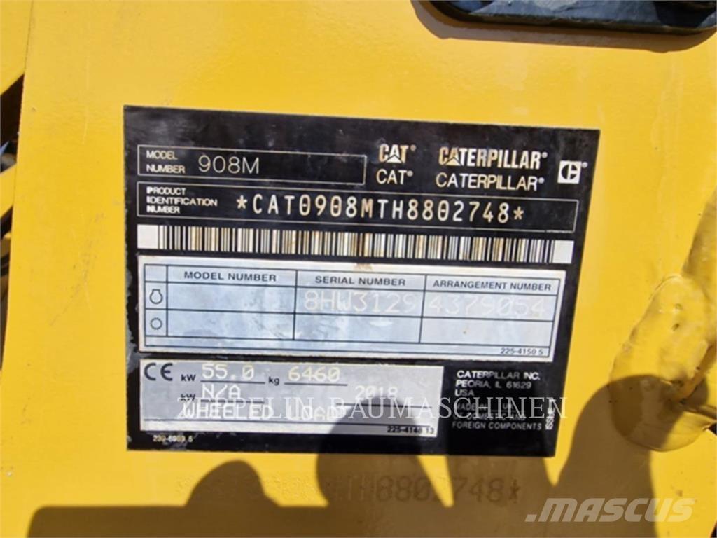 CAT 908M Wielladers