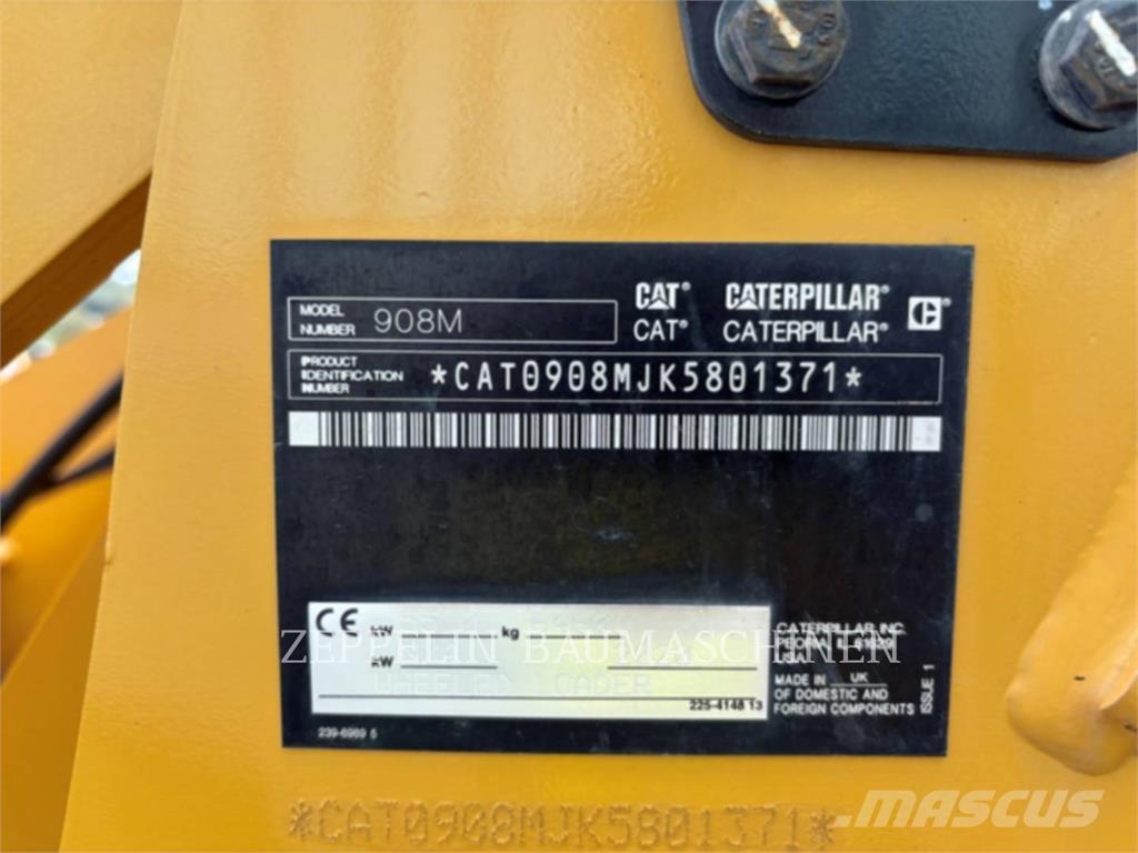 CAT 908M Wielladers
