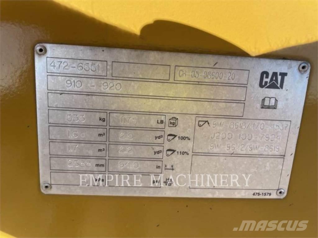 CAT 910-POBU Bouw - Overige