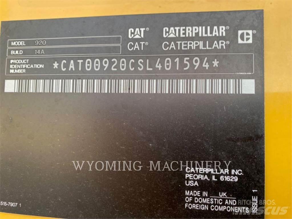 CAT 920 Wielladers
