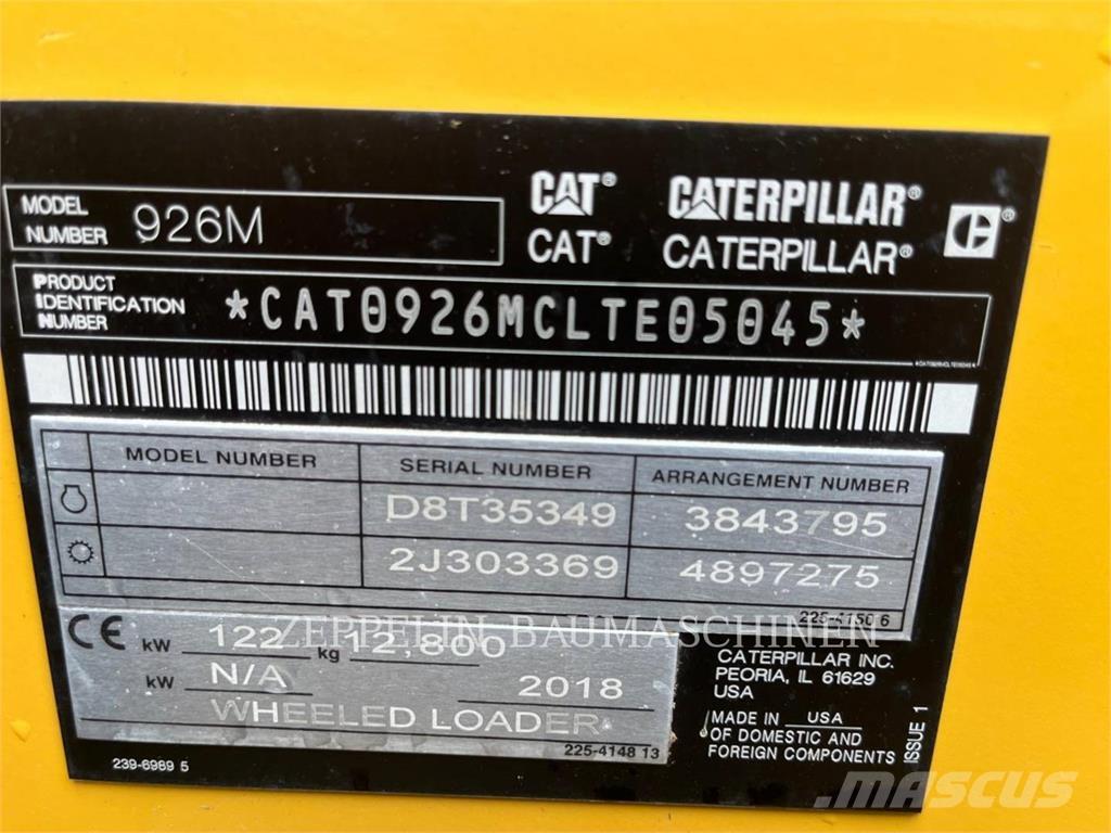 CAT 926M Wielladers