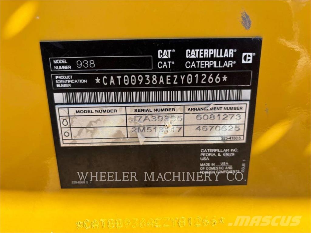 CAT 938 QC Wielladers