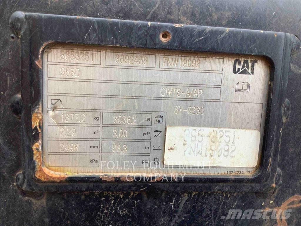 CAT 963K Rupsladers