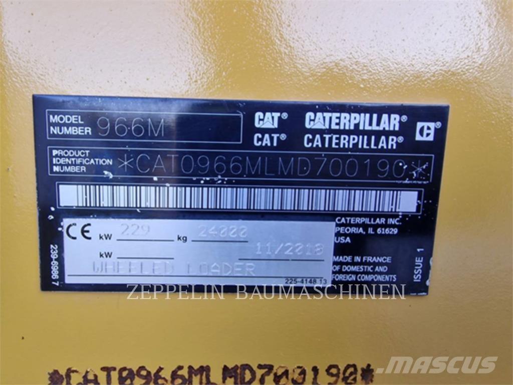 CAT 966M Wielladers