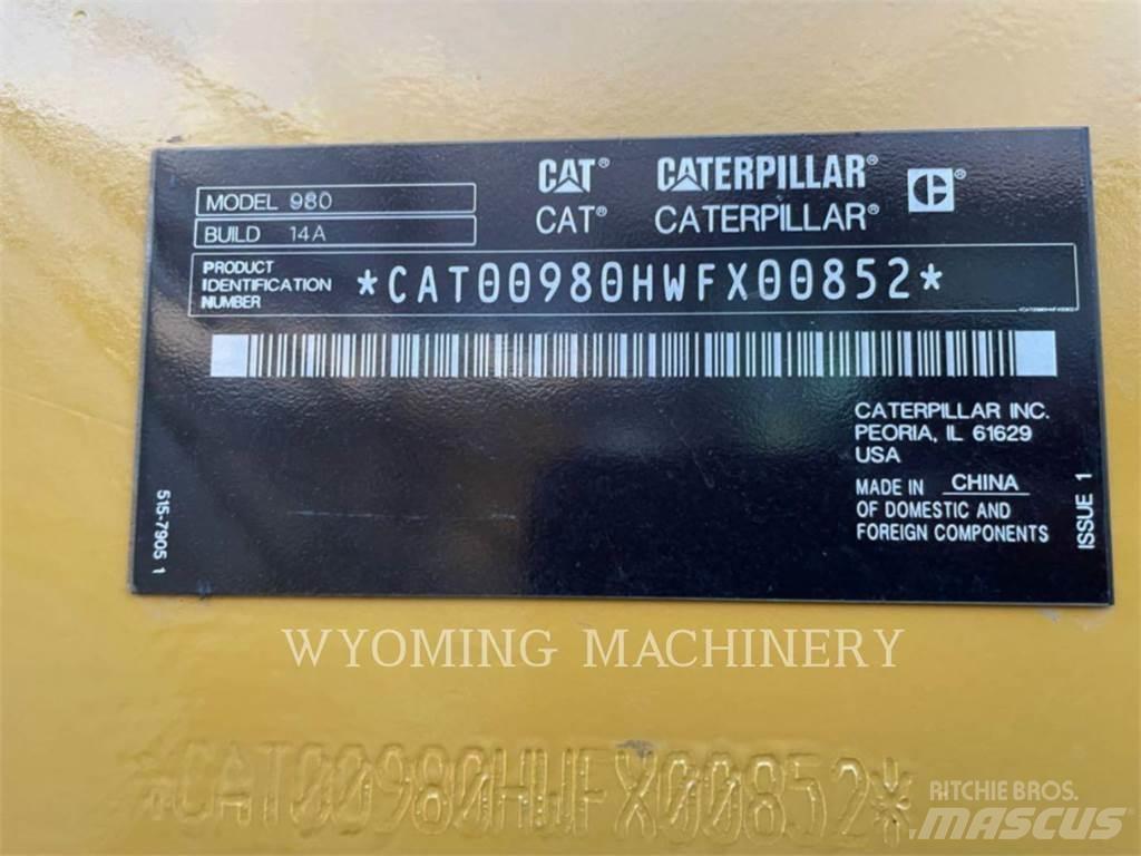 CAT 980 Wielladers