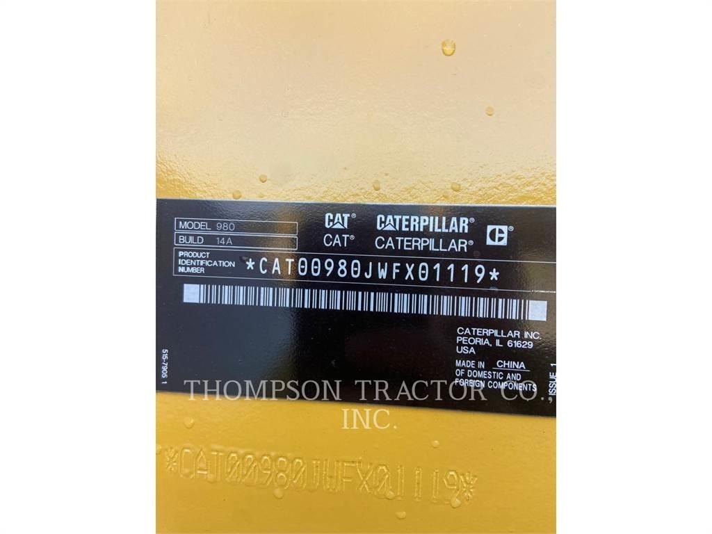CAT 980 Wielladers