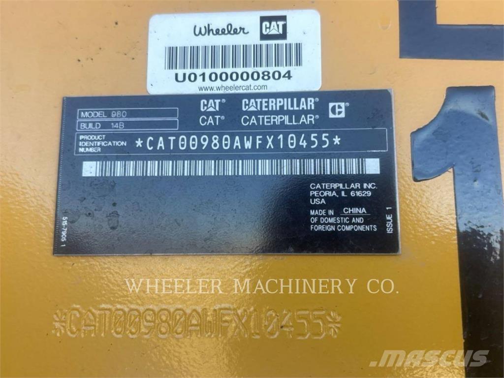 CAT 980 Wielladers