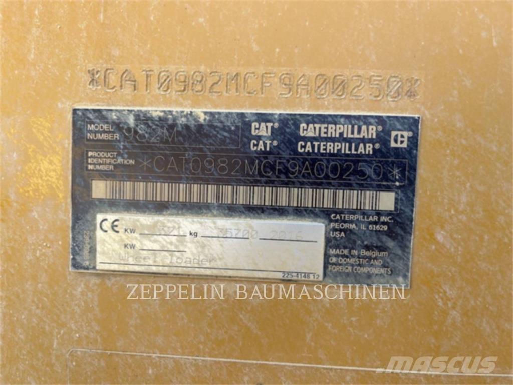CAT 982M Wielladers