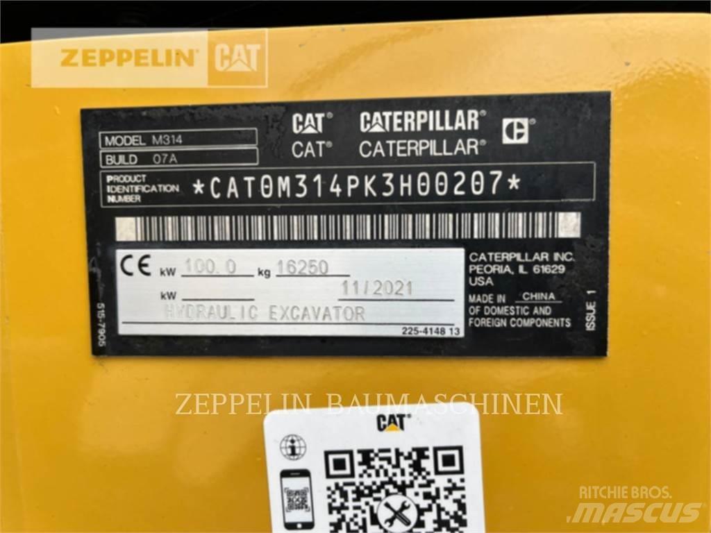 CAT M314-07A Wielgraafmachines