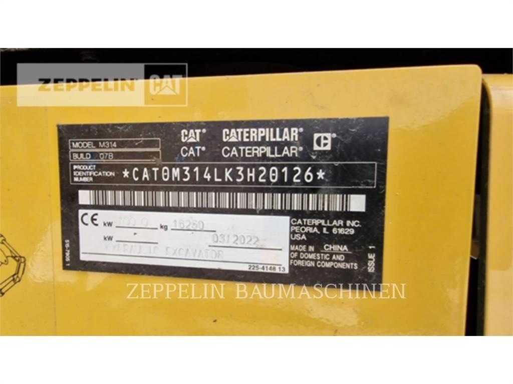CAT M314-07A Wielgraafmachines